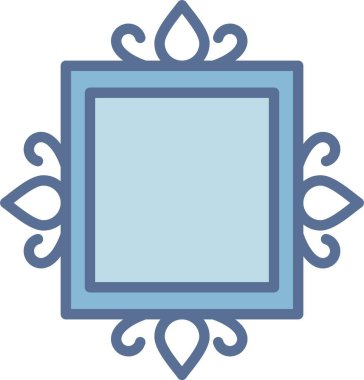 Çerçeve Satırı Mavi Doldur