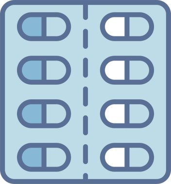 Pil Satırı Mavi Doldur