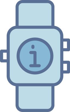 Smartwatch Satırı Mavi Doldur