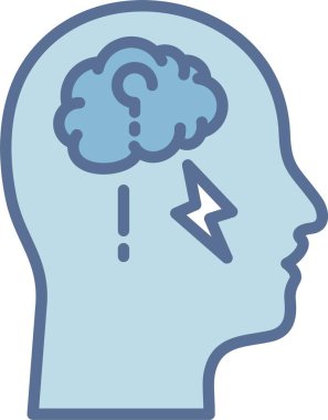 Endişe Çizgisi Mavi Doldur