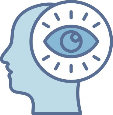 Göz Çizgisi Mavi Doldur