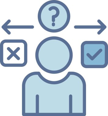 Tereddüt Satırı Mavi Doldur