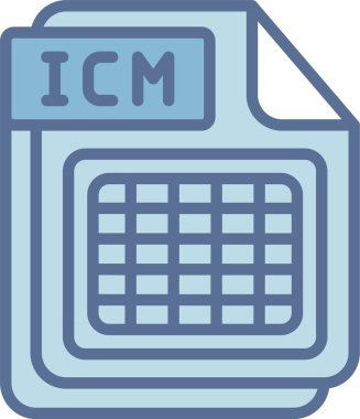 ICM Satırı Mavi Doldur