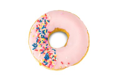 Çörekler beyaz arkaplanda izole edilmiş