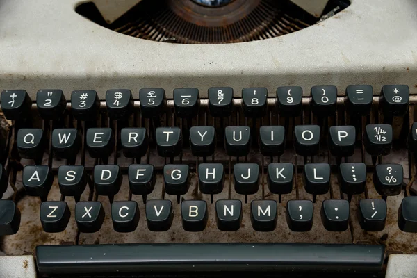 Close up of keys of Vintage typewriter. — Stock Photo, Image