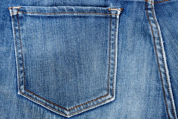 Nahaufnahme Bild von Blue Jeans Hintergrund oder Textur. — Stockfoto