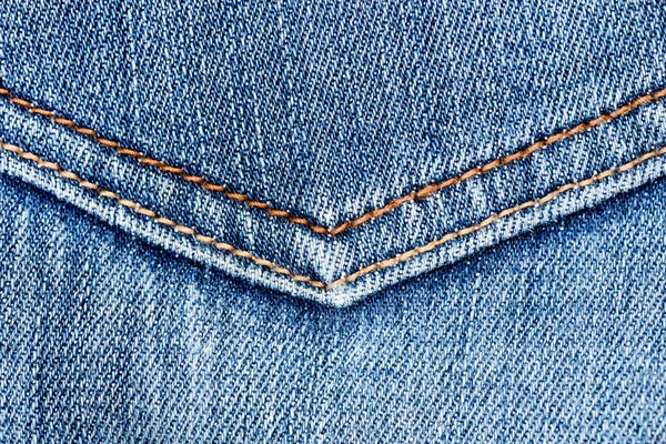 Крупним планом зображення синього джинсового фону або текстури . — стокове фото