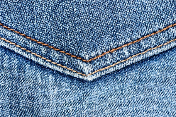 Nahaufnahme Bild von Blue Jeans Hintergrund oder Textur. — Stockfoto