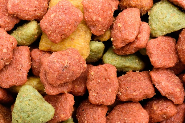 Alimentos para perros, fondo de alimentos para mascotas — Foto de Stock