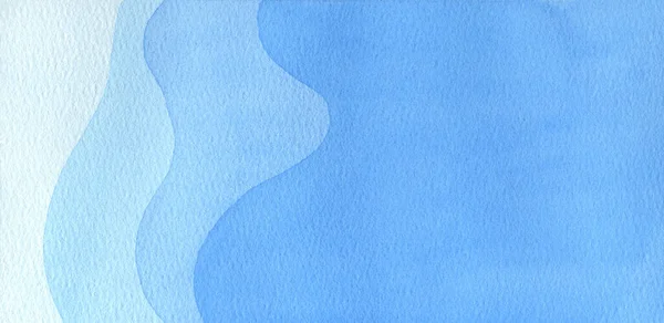 Piękne Tło Abstrakcyjny Akwarela Ilustracja Wzór Rysowany Przez Ręce Niebieskiej — Zdjęcie stockowe