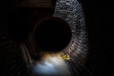 Brick underground river