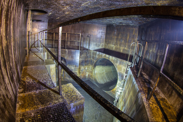 Комната в дренажной системе
