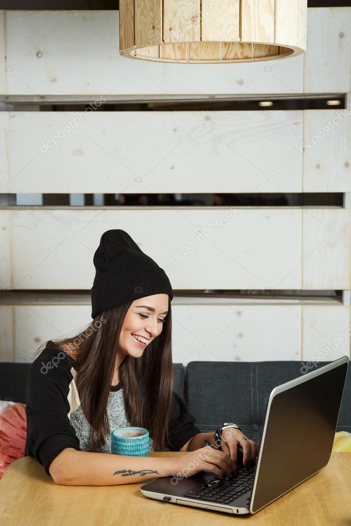 Young smiling girl Stock Photo by ©VelesStudio 101552260