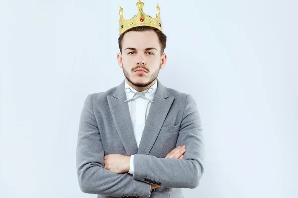 Concentrated young man — Stock Photo, Image