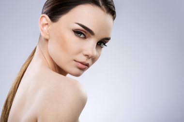 Young make up model