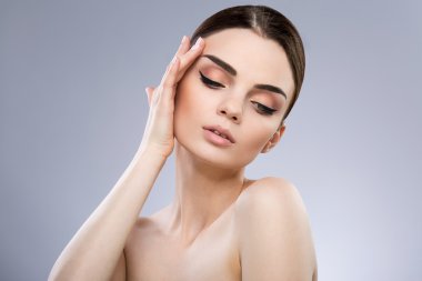 Young make up model