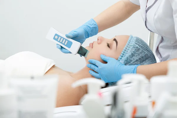 Procedure voor ultrasoon reinigen — Stockfoto