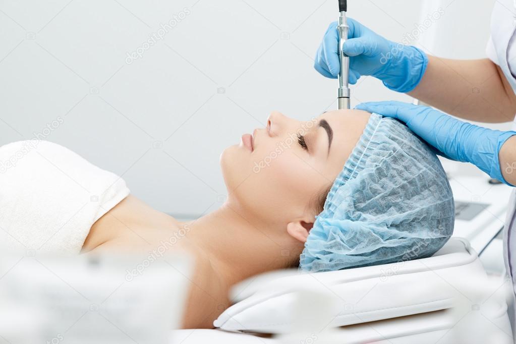 Procedure of diamond polishing of face