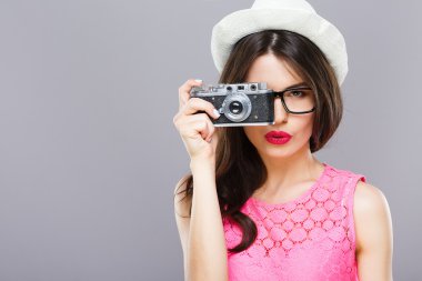 Stüdyo arka plan, şirin model