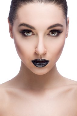 Stüdyoda modeli şirin makyaj