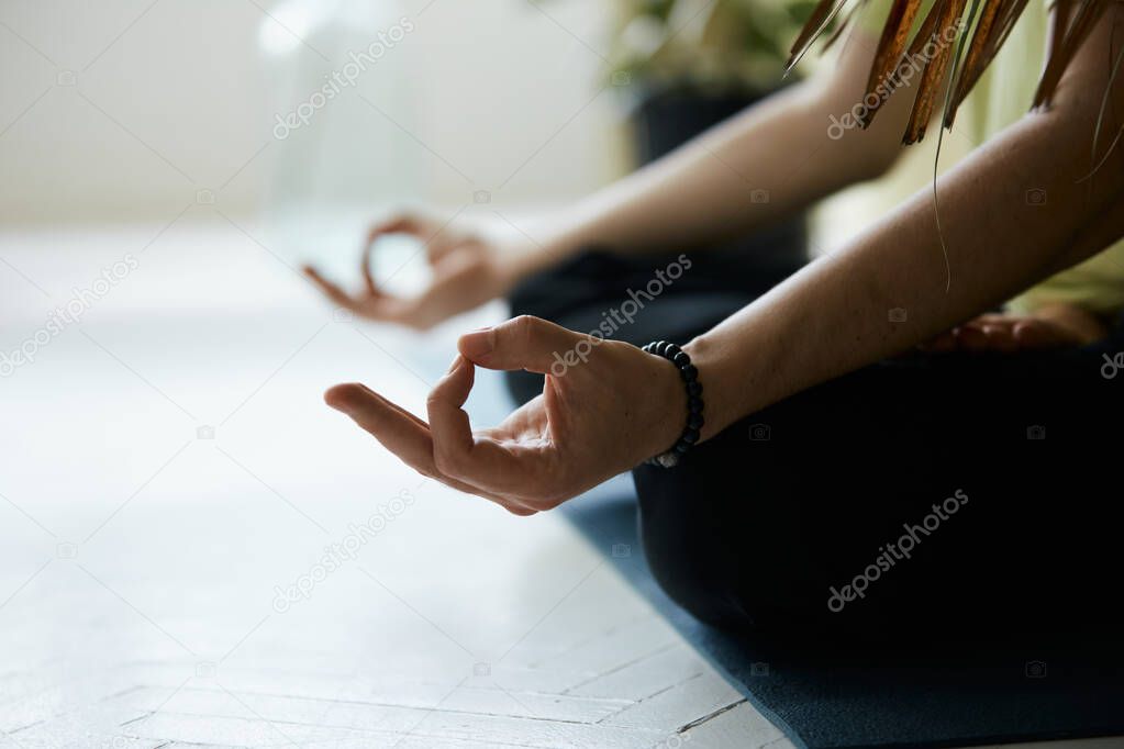 yoga mudra for deep concentration, fitness and yoga lifestyle