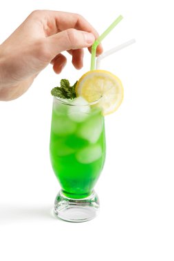Kokteyl limon ve insan eli
