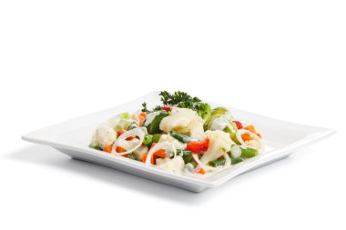 Sebzeli salata.