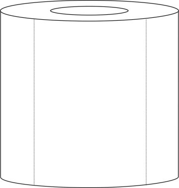 kağıt rulo vektör bw 