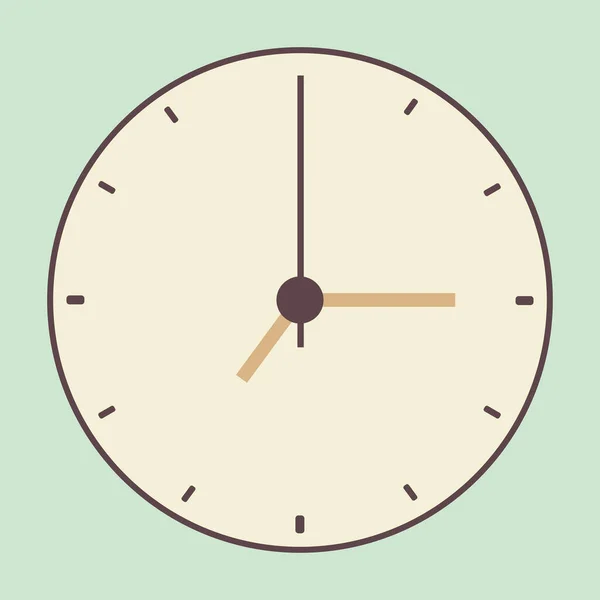 Retro Wall Clock Dial Arrows — 图库矢量图片