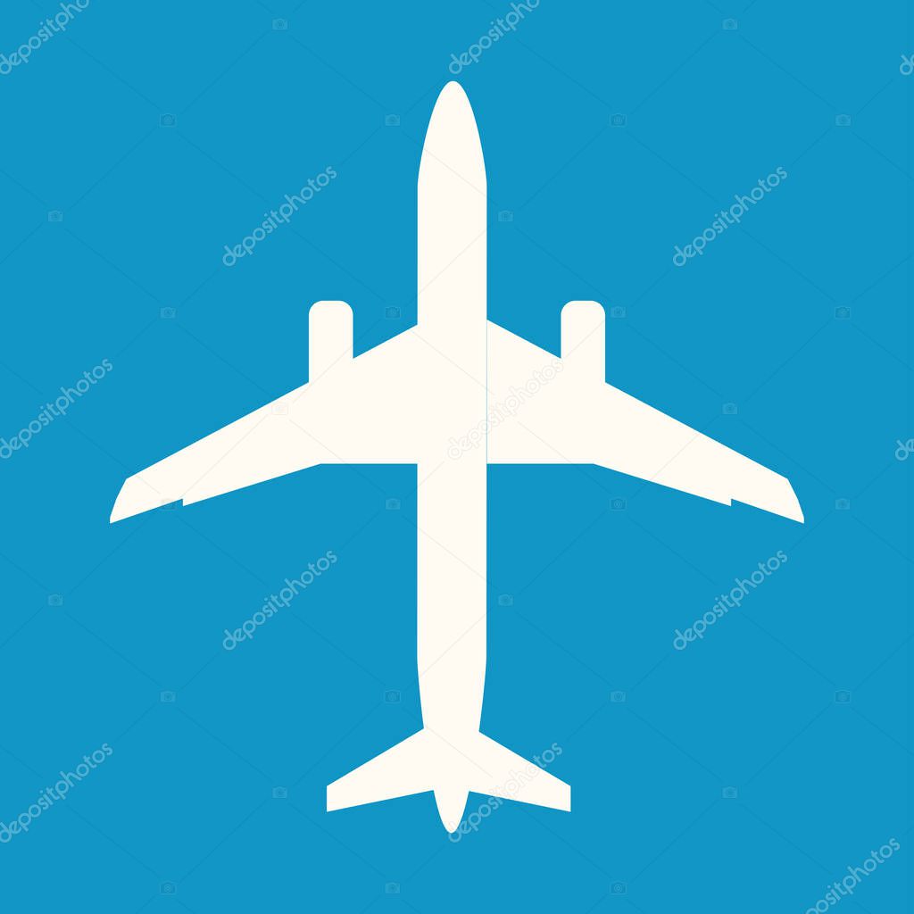  plane travel take off fly away color in vector