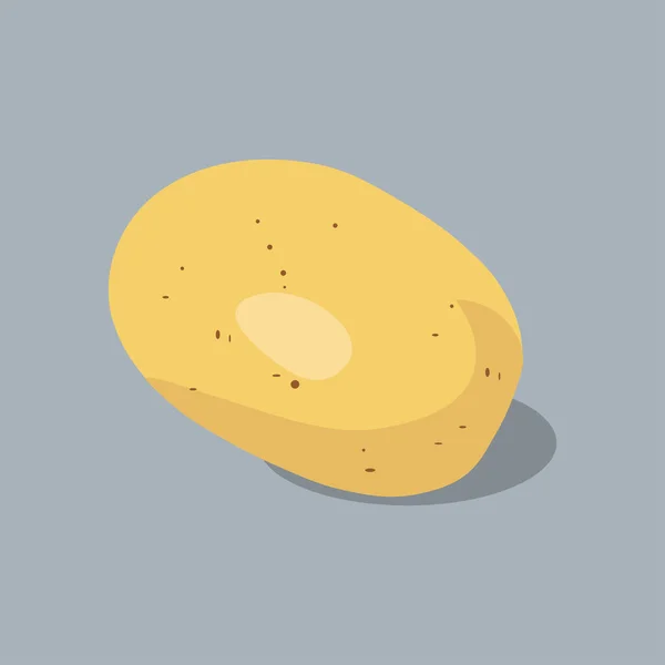 Картопля Овочевий Вегетаріанський Колір Векторні Ілюстрації — стоковий вектор