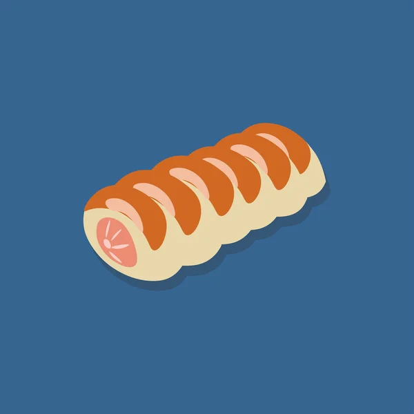 Embutido Masa Panadería Comida Cocina — Vector de stock