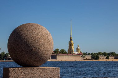 Peter ve Paul Kalesi yazın St. Petersburg 'da