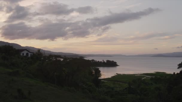 Widok na jezioro Arenal — Wideo stockowe