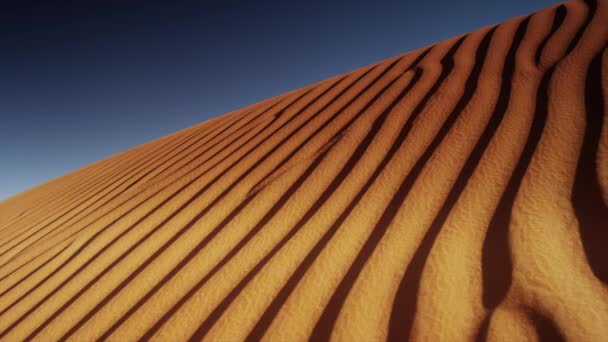 Песчаные рябь в Долине Монументов — стоковое видео