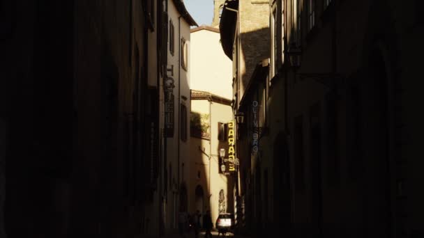 旧市街の狭い通り — ストック動画