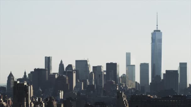 Paisaje urbano de la ciudad de Nueva York — Vídeos de Stock