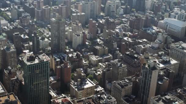 Paisaje aéreo de la ciudad de Nueva York — Vídeos de Stock