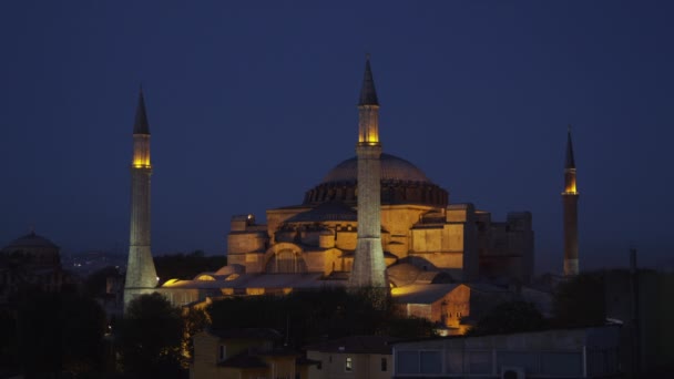 Hagia Sophia au crépuscule — Video