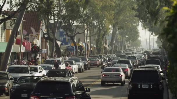 Tráfico en la isla de Balboa — Vídeo de stock