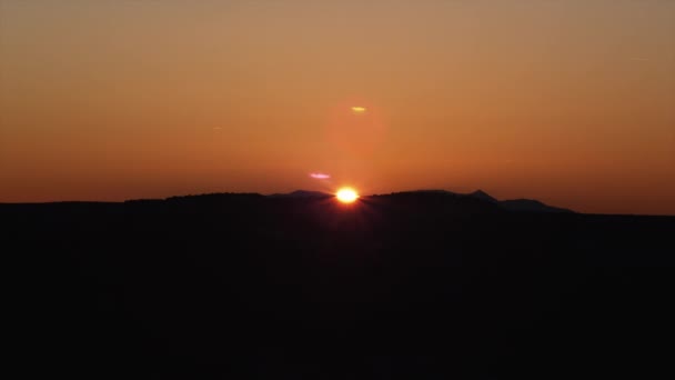 Mengatur matahari di Moab — Stok Video