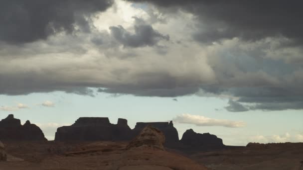 Paisagem panorâmica do deserto — Vídeo de Stock