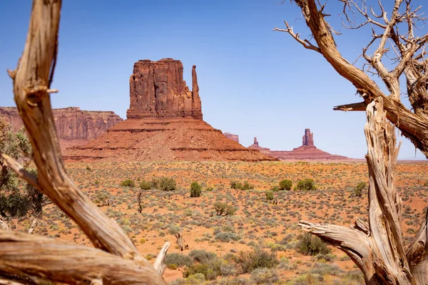 Monument Valley, West Thumb 'ın Çöl Manzarası