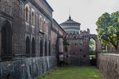 Milano Merkezi güzel Sforzesco Castle