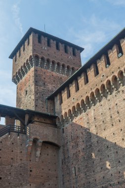 Milano Merkezi güzel Sforzesco Castle