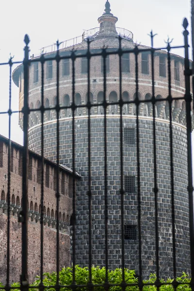 Milano Merkezi güzel Sforzesco Castle