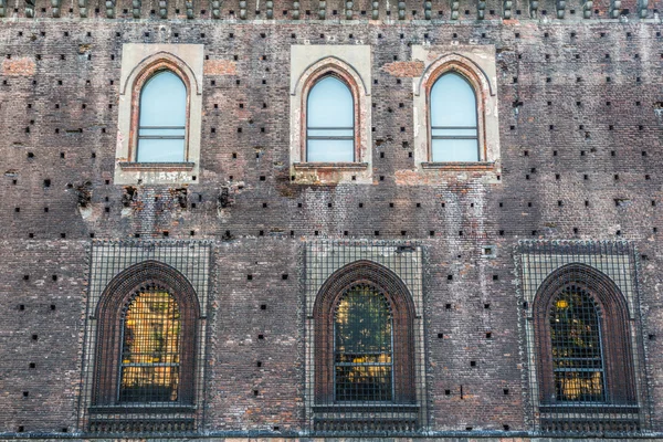 Milano Merkezi güzel Sforzesco Castle