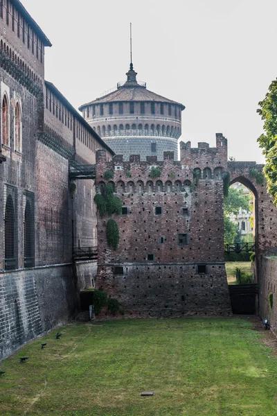 Milano Merkezi güzel Sforzesco Castle
