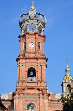 Puerto Vallarta Meksika 11 Mayıs 2016: Puerto Vallarta, Jalisco, Meksika 'daki Guadalupe Kilisesi