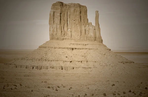 Monument Valley Region Colorado Plateau Characterized Cluster Vast Sandstone Buttes — Stock Photo, Image